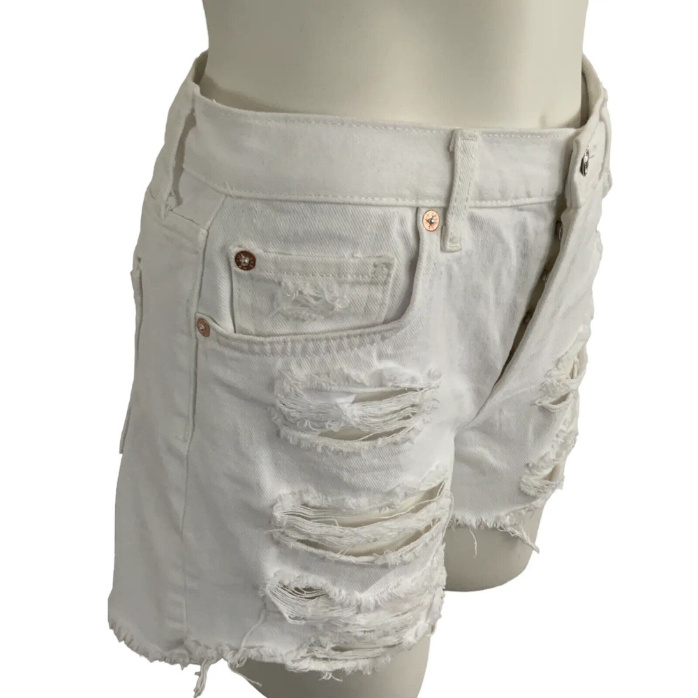 We The Free Distressed Shorts Raw Hem Rigid 25 - Picture 11 of 11